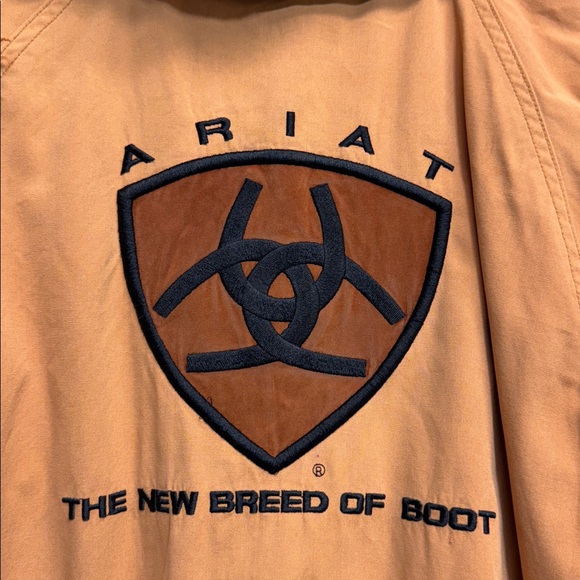 Ariat Tan Hooded Jacket with Logo - Picture 6 of 13